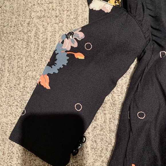 NWT Free People Sunshadows mini floral dress 2 - Picture 3 of 8